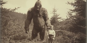 Vintage Bigfoot Photo