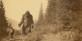 Vintage Bigfoot Photo